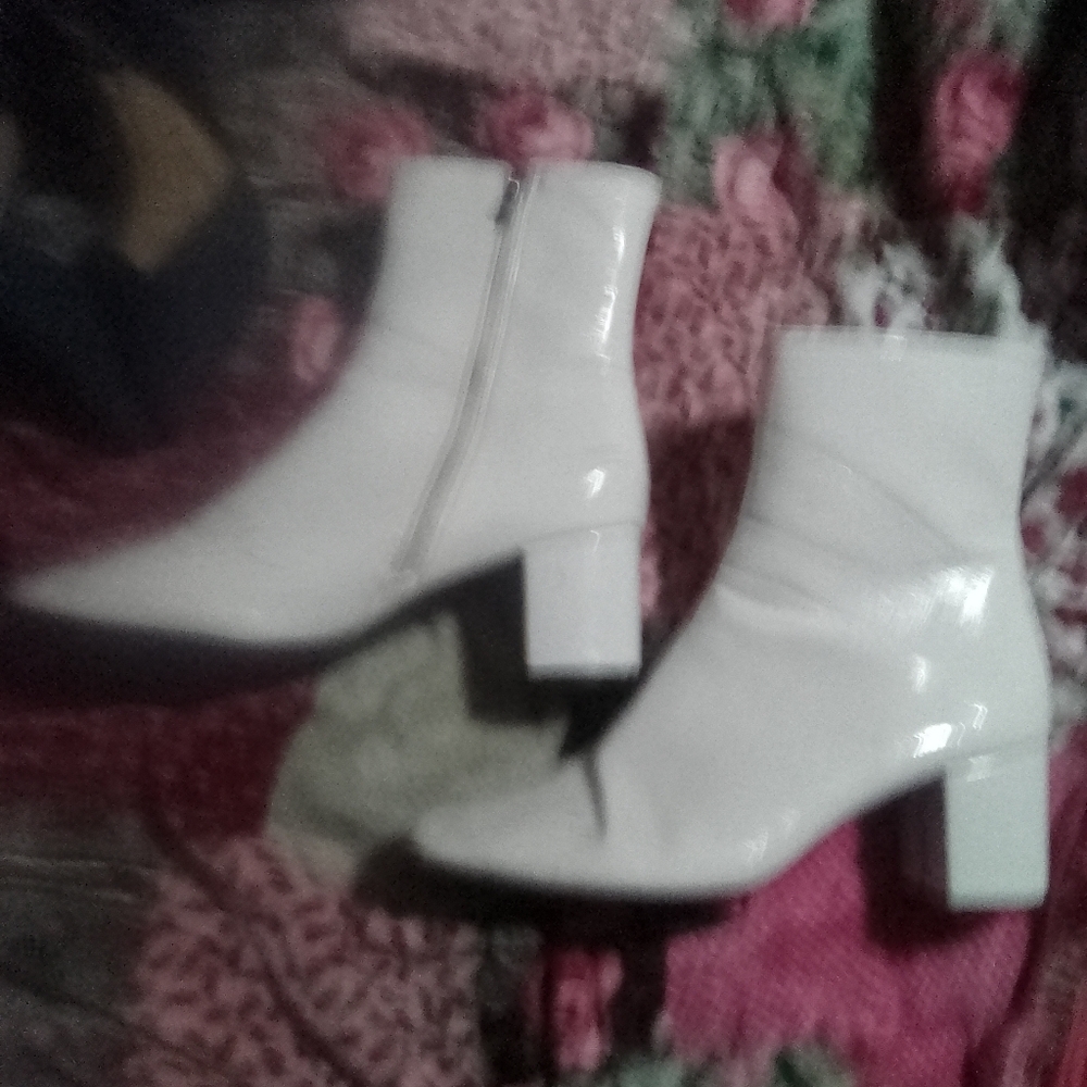 White Ankle Boots